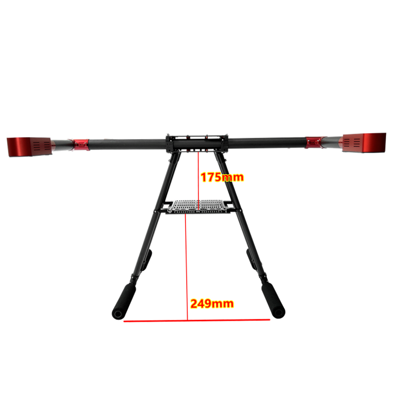 X1000红色碳纤固定机架5