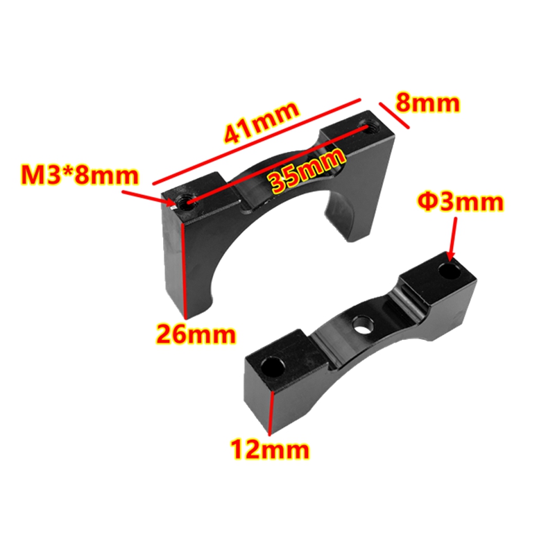 8mm厚度30mm管夹16