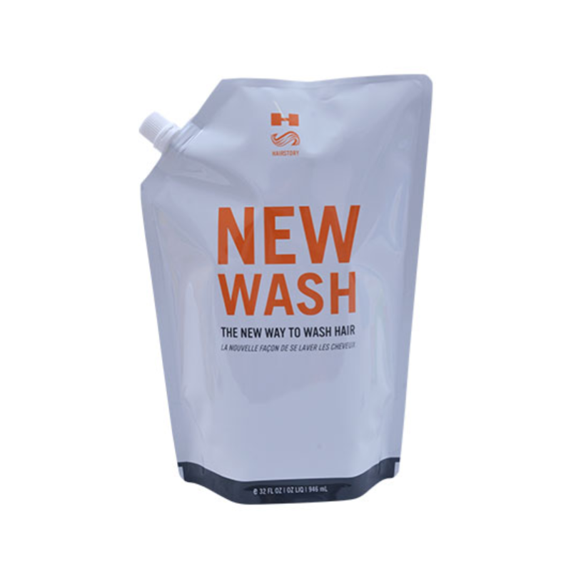 corner spout stand up pouch