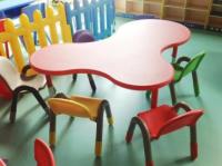 AdjustableheightkidstablechairsislandshapeLLDPEblowonetimemoldingtechnology