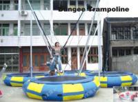 Roundbungeetrampolinemovableluxuriousfourpeoplebungeetrampolineasparkequipmentamusement