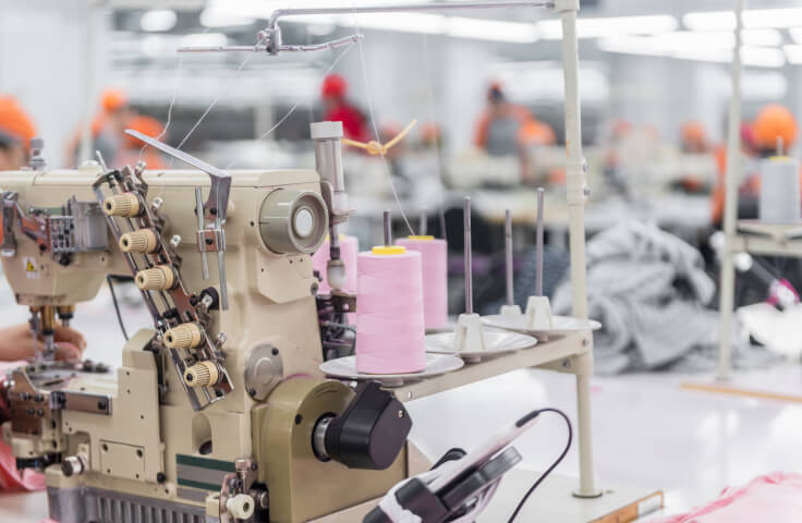 アパレル縫製工場