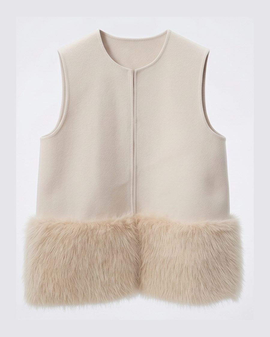 Wool vest｜Production example 06｜DALIAN LAISIPENG