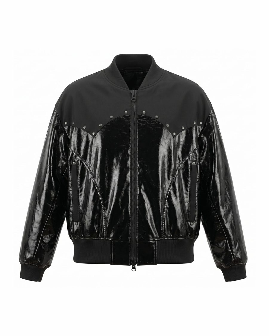 Leather jacket｜Production example 08｜DALIAN LAISIPENG