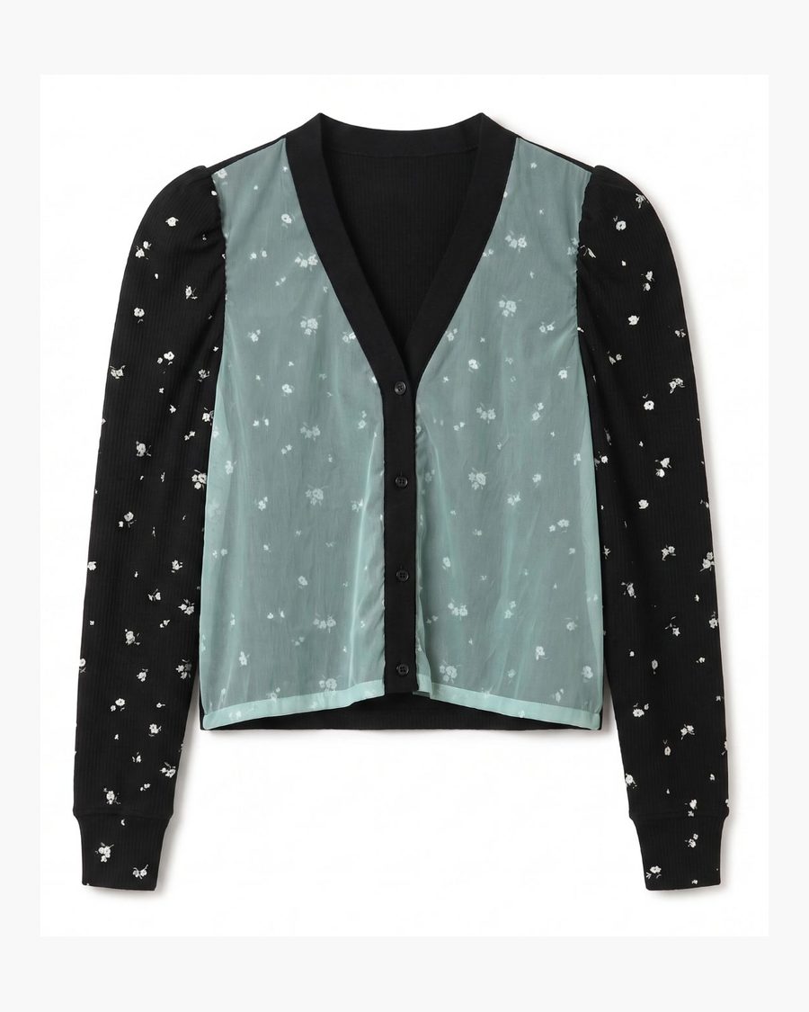 Knit cardigan｜Production example 14｜DALIAN LAISIPENG