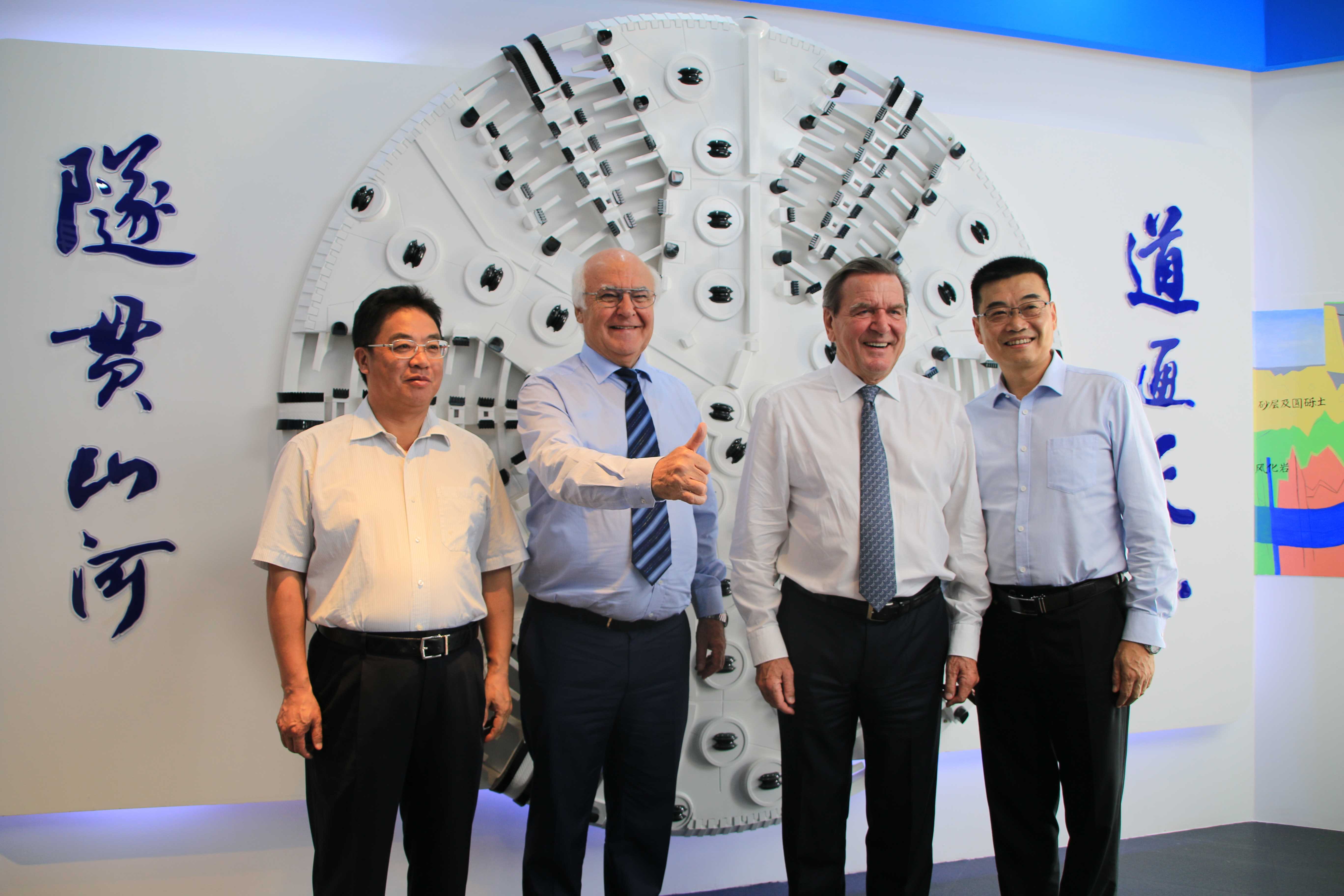 Former German Chancellor Gerhard Fritz Kurt Schröder gave CRTG thumbs-up