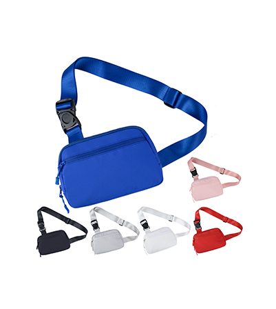 Nylon Everyehere Messenger Bag Lightweight Zipper Belt Waist Bag