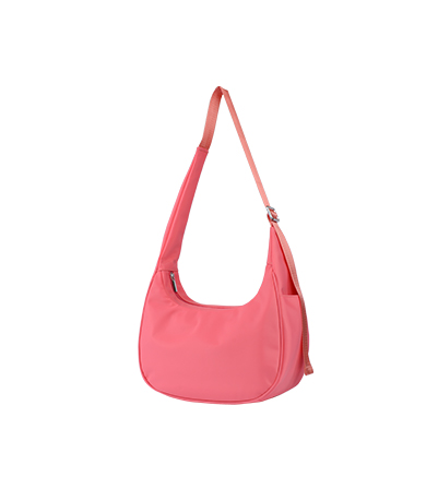 Large capacity stripe style nylon tote bag