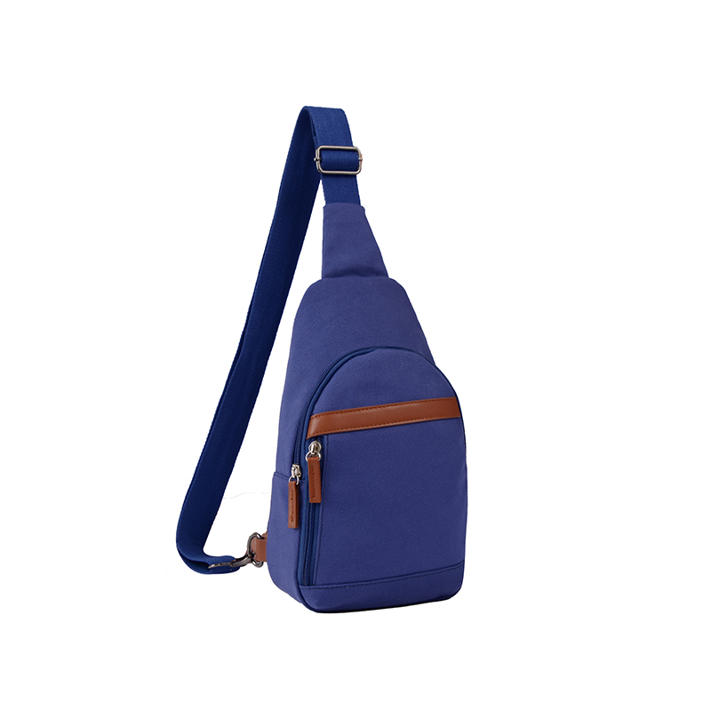 Canvas crossbody bag chest bag