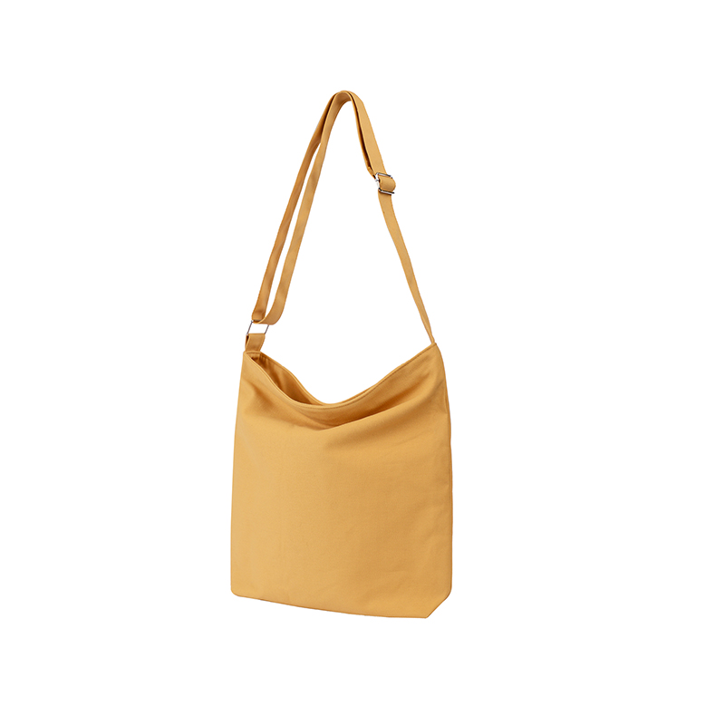 Strappy Canvas Shoulder Bag