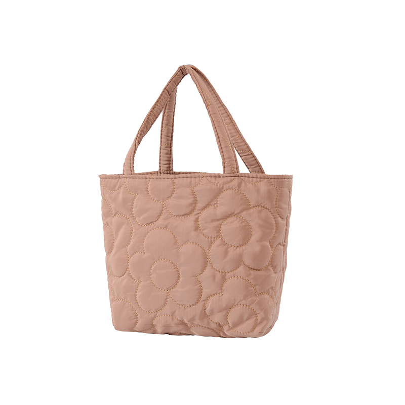 Flower puffer handbag