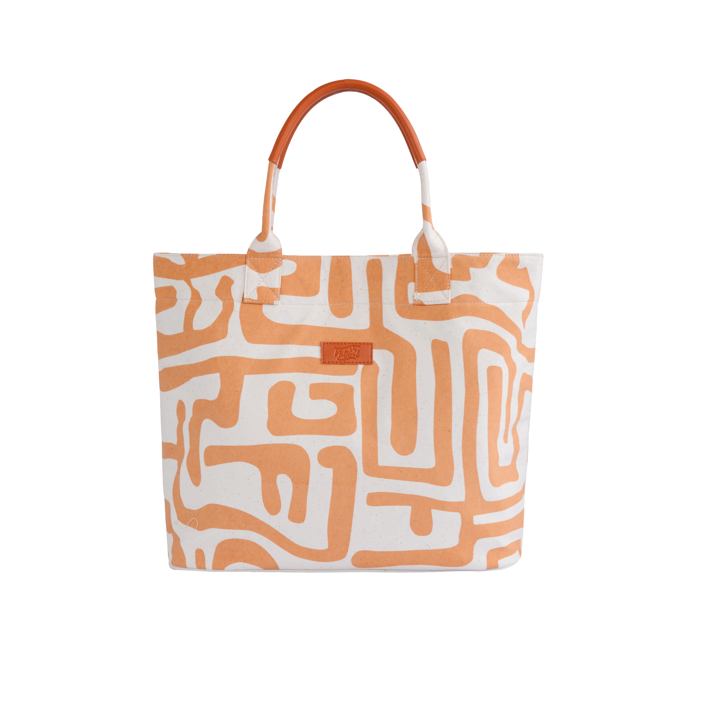 American cotton totem handbag