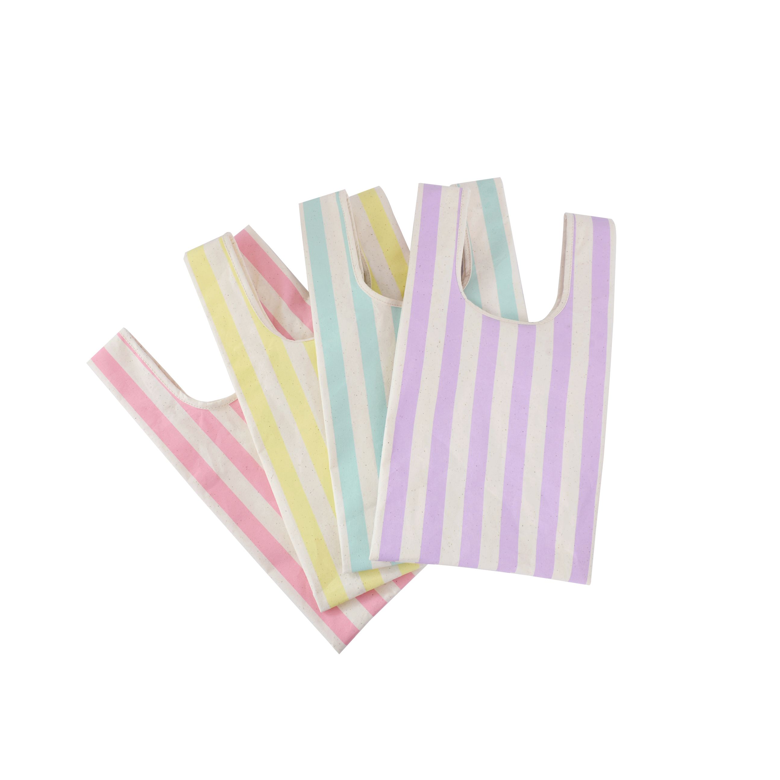 Cotton stripe handbag