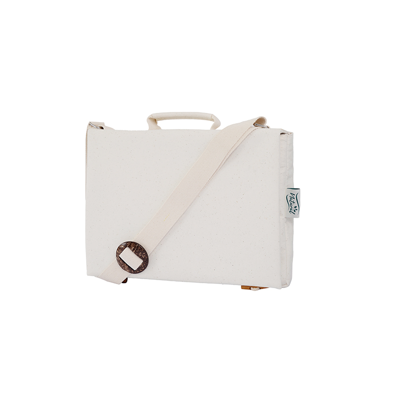 Cotton shoulder bag