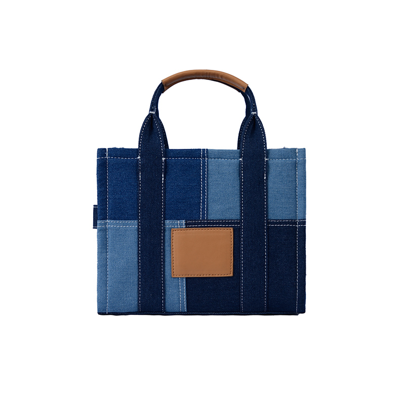 Denim Colored Handbag