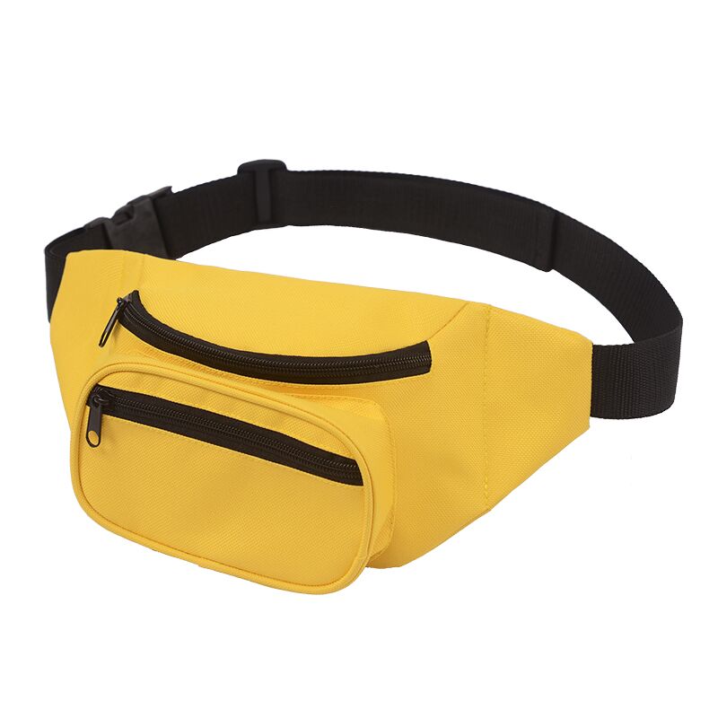 Travel fanny pack for daily use polyester belt waist bag