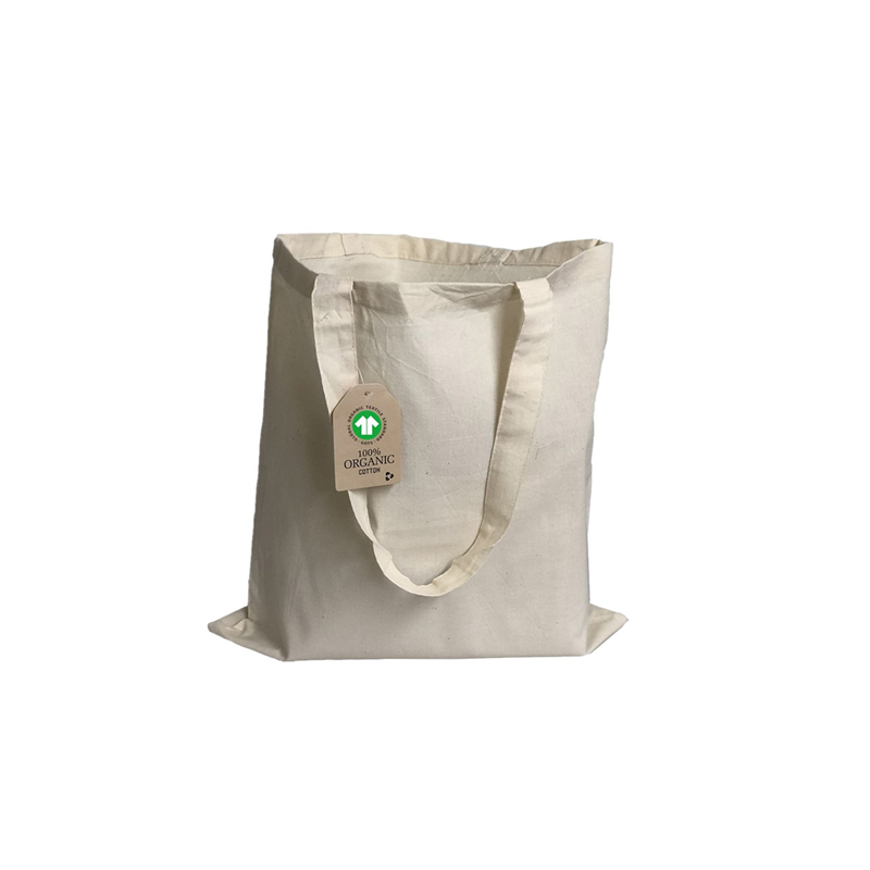 Organic Cotton Reusable Grocery Shopping Bags Foldable Organic Cotton Tote Bags