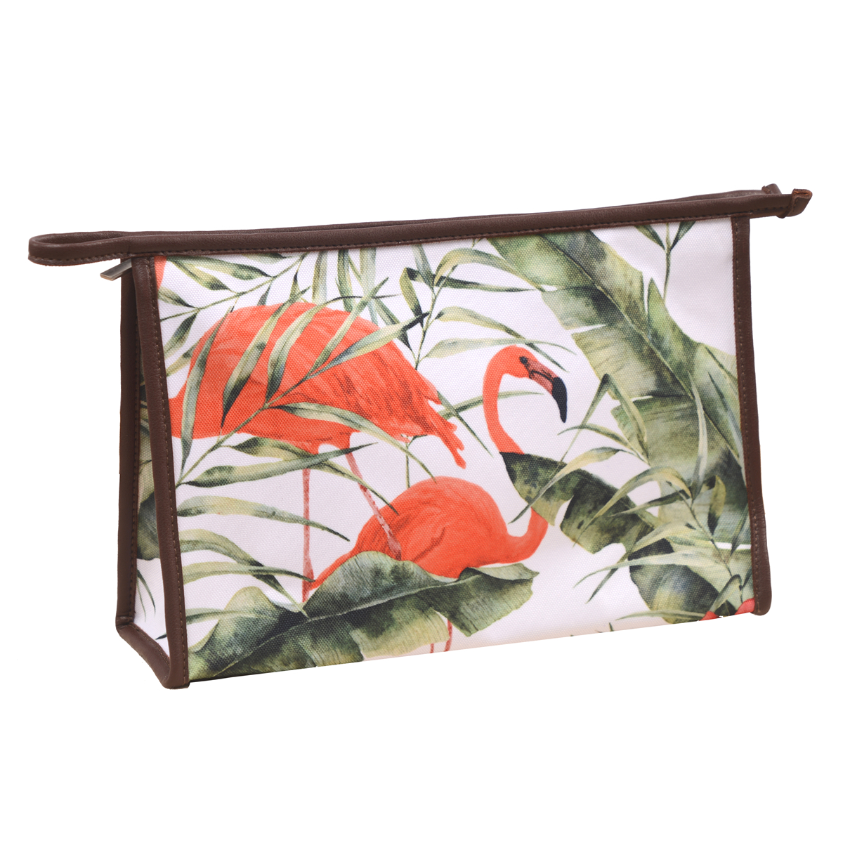 Flamingo travel makeup cosmetic pounch bags