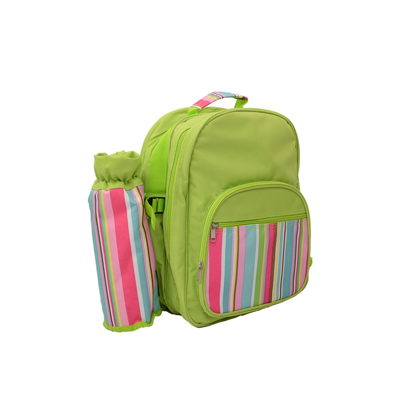 Insulated reusable lunch  cooler picnic backapck