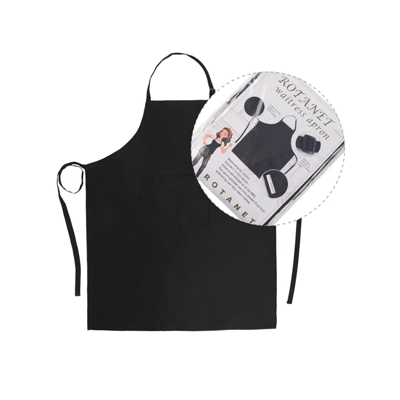 Adjustable Bib Kitchen Apron Home Restaurant Cooking BBQ Aprons with pocket for Women Men Chef