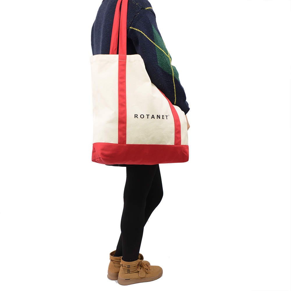 Rotanet canvas tote shopping bag