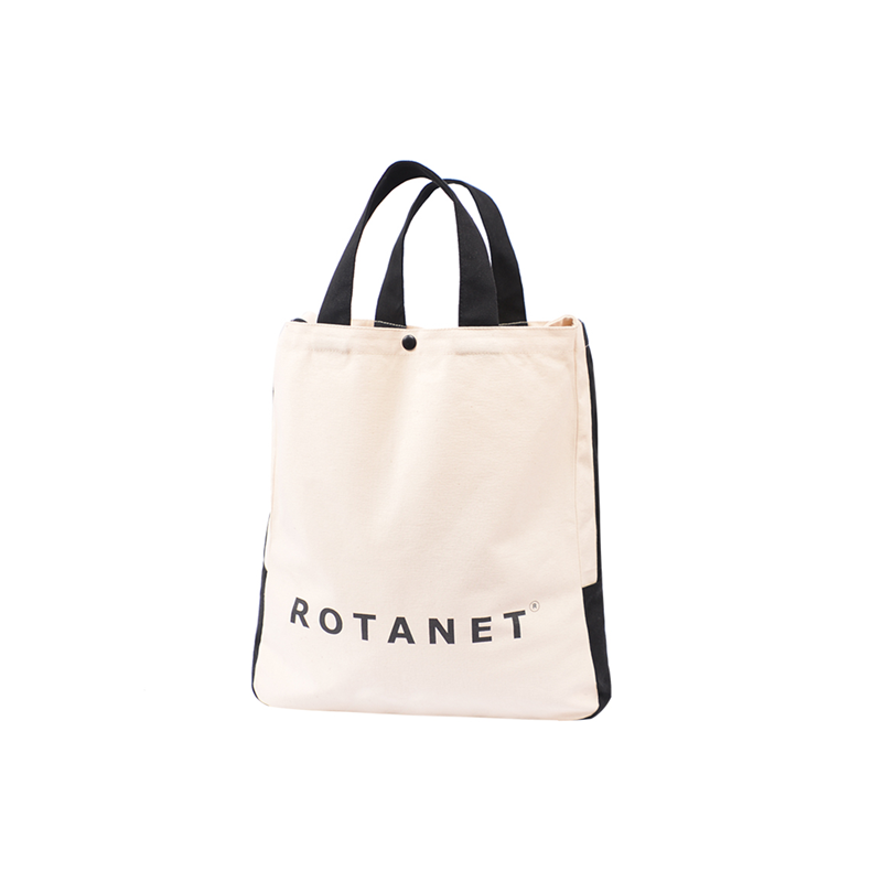 Rotanet canvas tote shoulder bag
