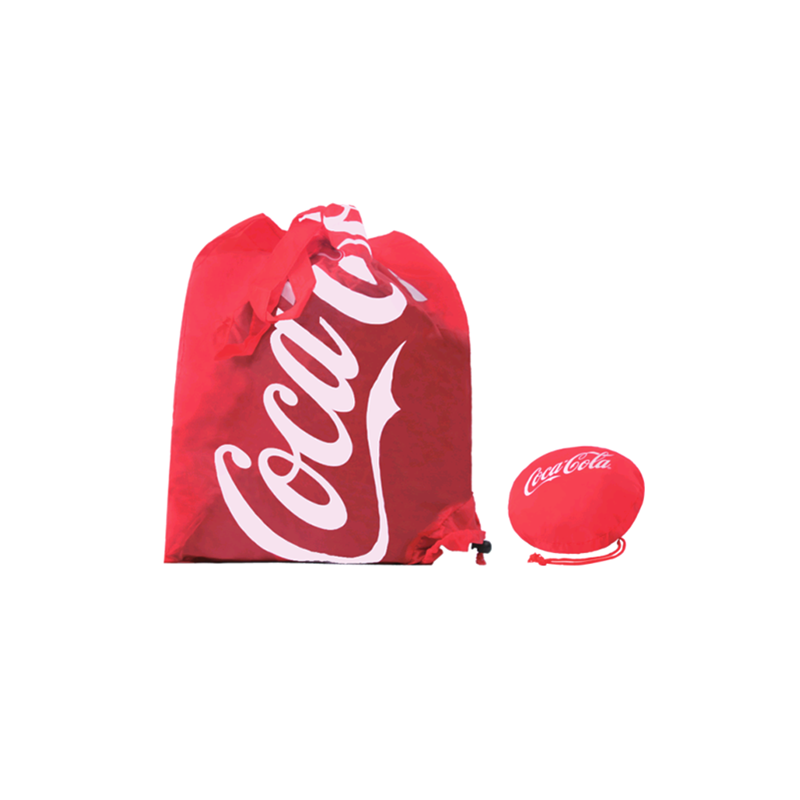 Coca Cola foldable shopping tote bag