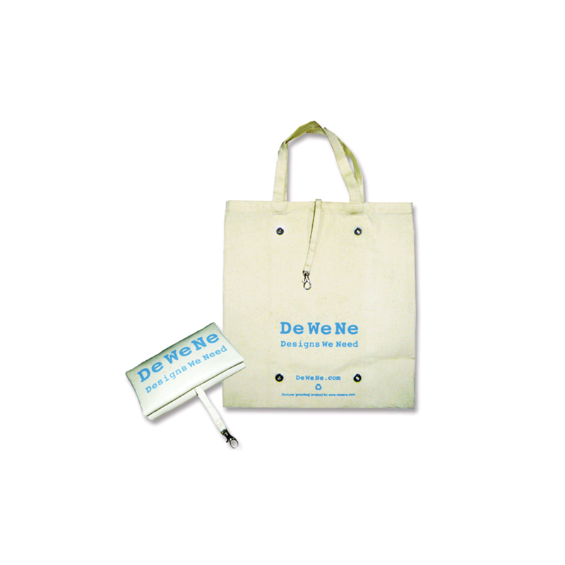 Reusable foldable cotton grocery bag