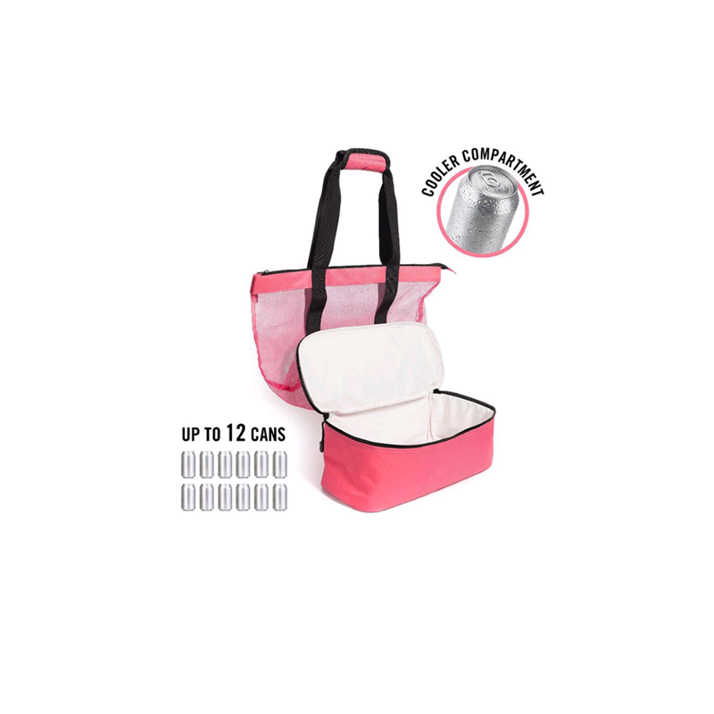 Mesh beach cooler bag