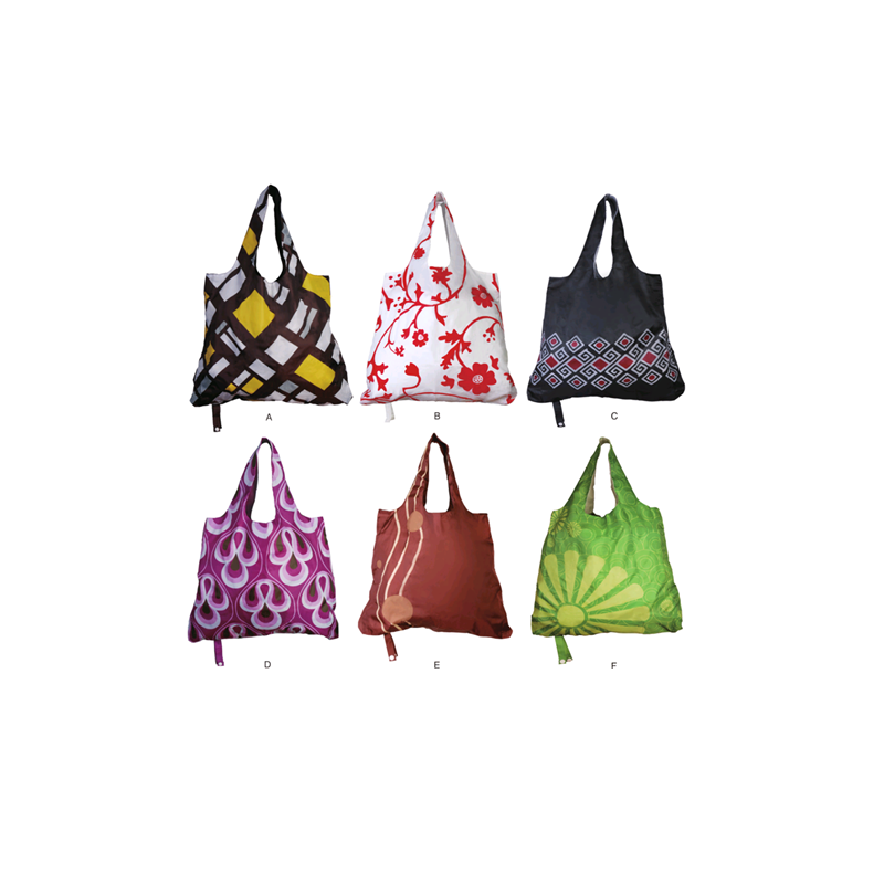 Custom folding shopping bag