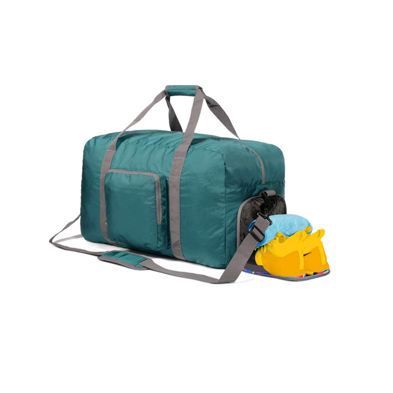 Foldable travel duffle bag