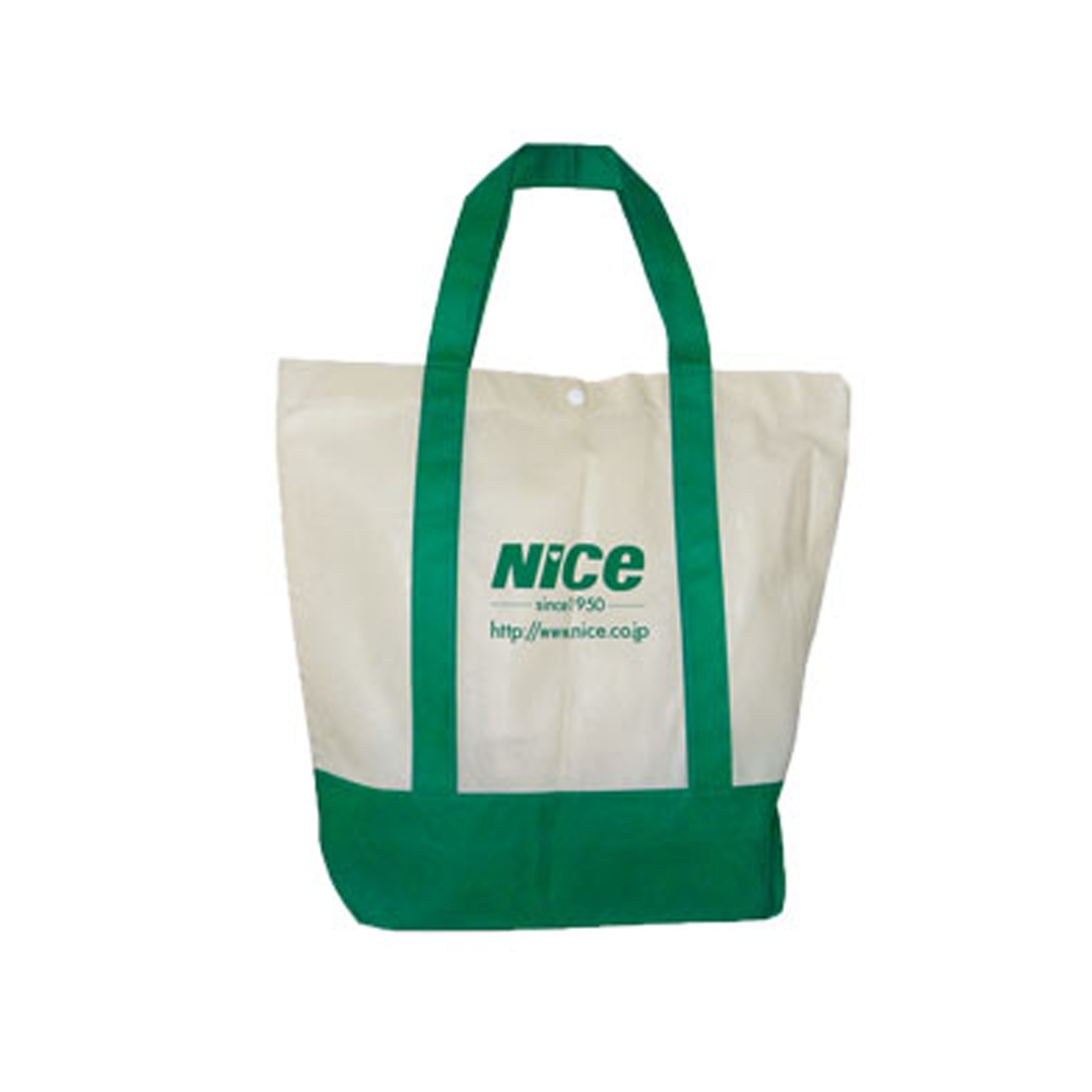Non woven reusable green shopping hand bag