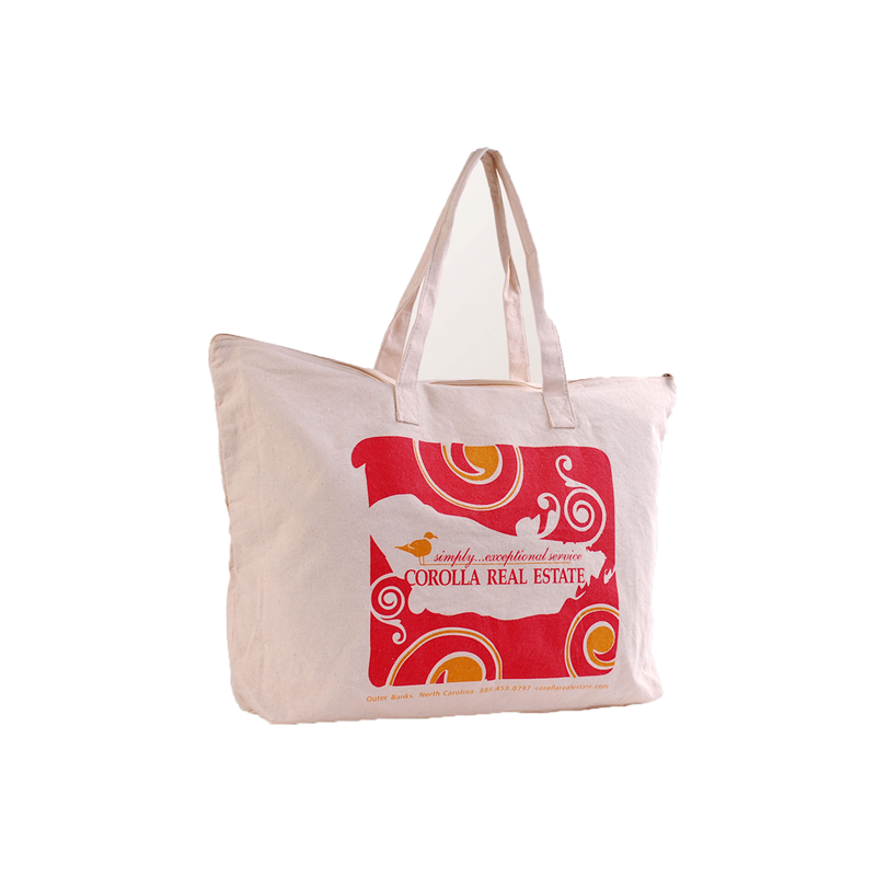 Natural canvas bag
