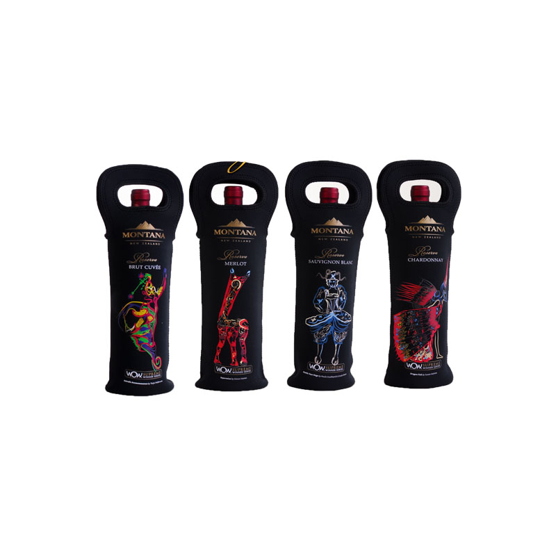 Neoprene single wine bottle bag