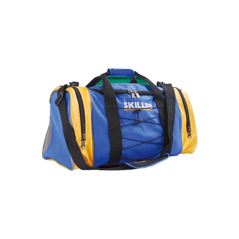 Customized large capacity waterproof sports gym bags men women travel duffel bag with shoe compartment