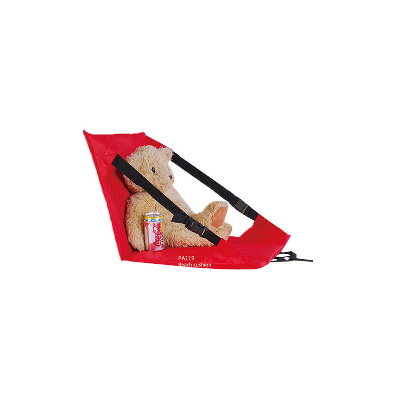 Foldable beach cushion bag