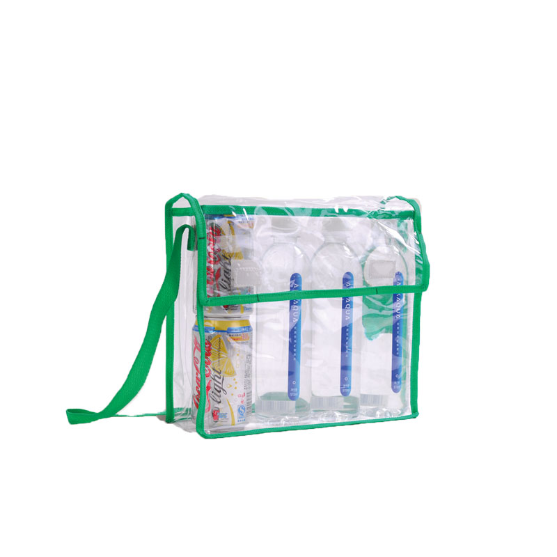 PVC messenger shoulder beach bag
