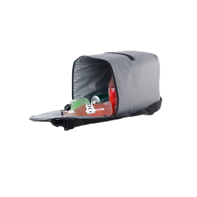 Folding stool cooler bag