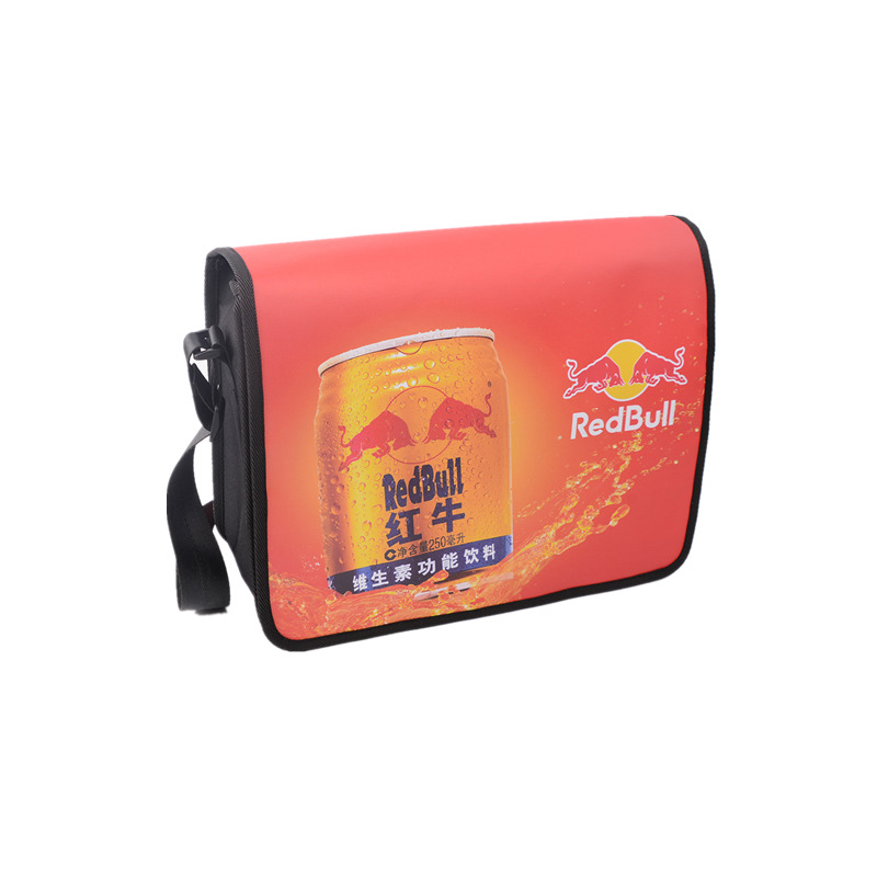 Custom full color printed tarpaulin messenger shoulder business laptop office briefcase bag