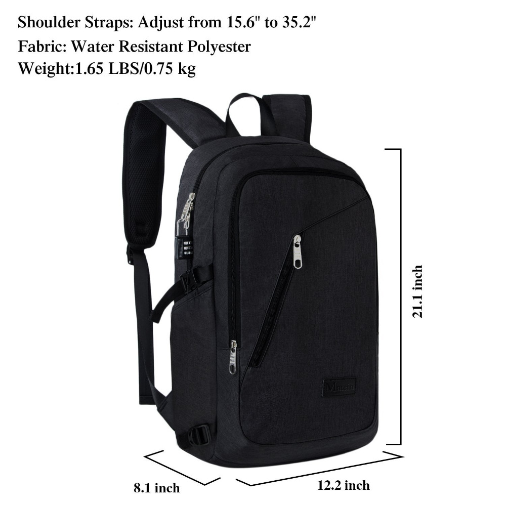 Business Laptop Backpack for Women &amp; Men Professional Slim School Bag