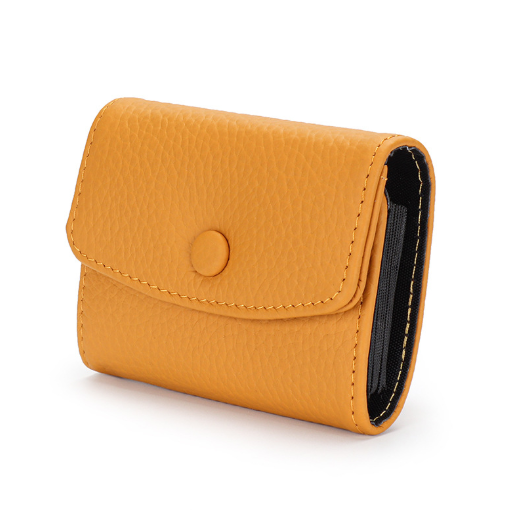 Card bag women short leather wallet