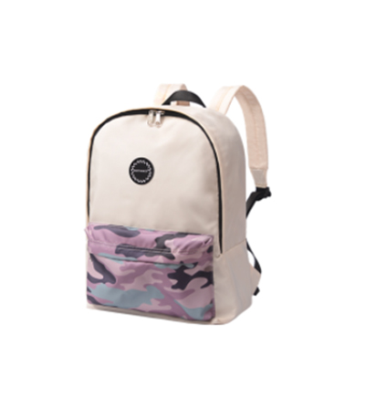 Waterproof zipper polyester travel school backpack bag