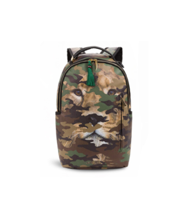PU camo backpack for outdoor travel