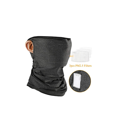 Tube  bandana with filter  pocket