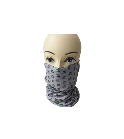 Custom cloth face mask bandana tube with replaceable filter pocket for outdoor activity