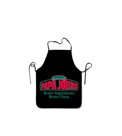 PAPA JOHNS logo custom cotton apron