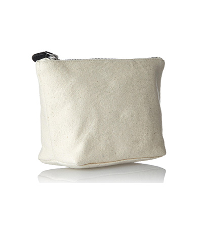 wholesale canvas pouch bag makeup case bag coin purse for women