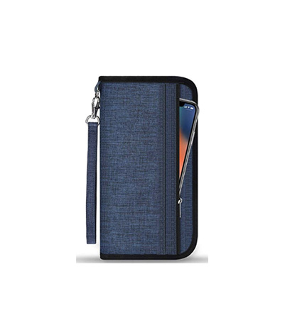 card holder travel bag Shielding signal passport bag ticket credit card bag passport holder