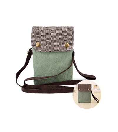 Small Crossbody Purse Canvas Cell Phone Bags Wallet for Women and Men