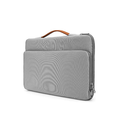 Customized LOGO high quality Microfiber fabric new laptop case retro computer case briefcase